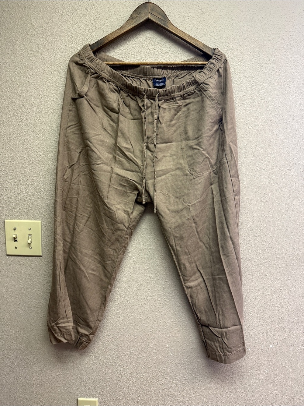 Splendid Women's Cropped Drawstring Pants - Taupe